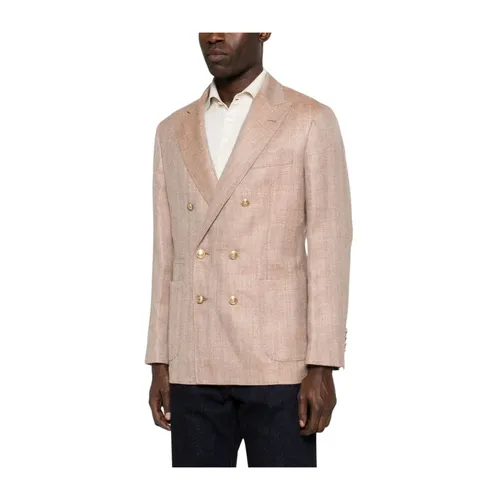 Double-breasted Jacket - Brunello Cucinelli - Modalova