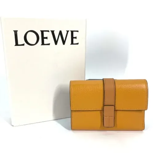 Pre-owned Leather wallets - Loewe Pre-owned - Modalova