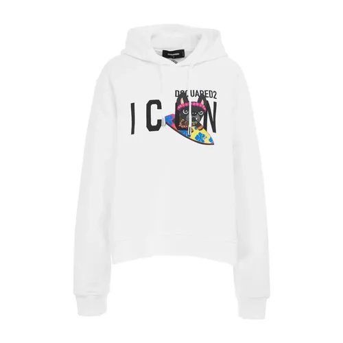 Sudadera con Estampado de Logo - Dsquared2 - Modalova