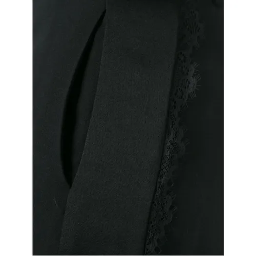 Lace Panel Cigarette Pants - Twinset - Modalova