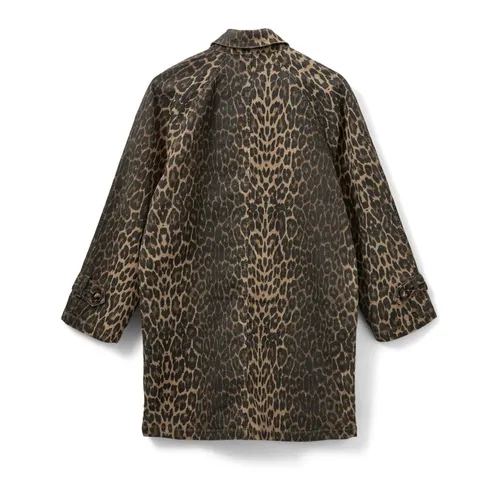 Leopard Print Coat - Light Brown - Sofie Schnoor - Modalova