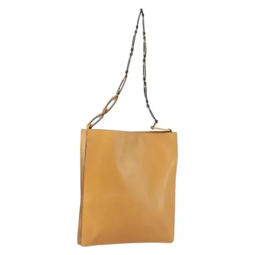 Pre-owned Leather Shoulder Bag - Gucci Vintage - Modalova