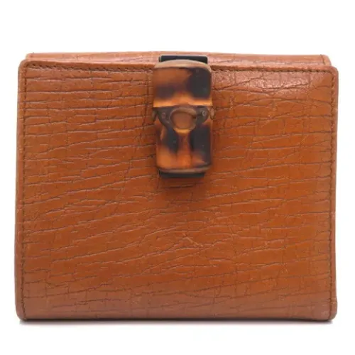 Pre-owned Leather wallets - Gucci Vintage - Modalova
