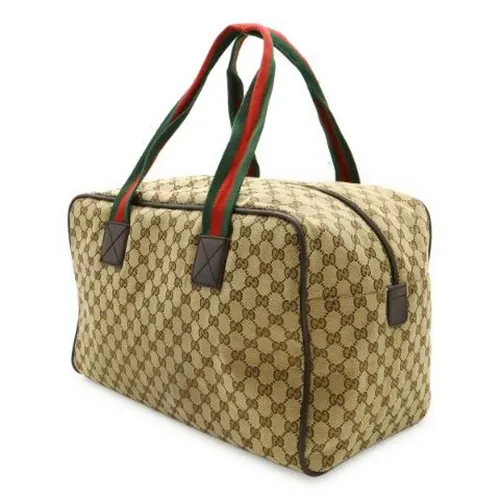 Pre-owned Canvas Travel Bag - Gucci Vintage - Modalova