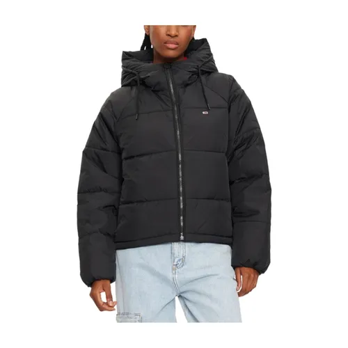 Black Puffer Jacket - Tommy Hilfiger - Modalova