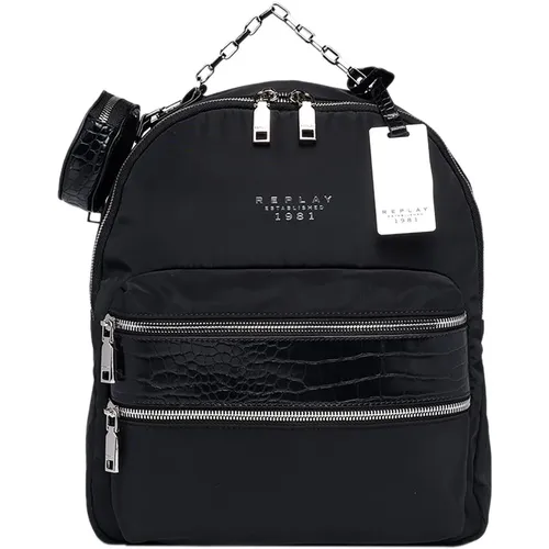 Double Zip Backpack - Replay - Modalova