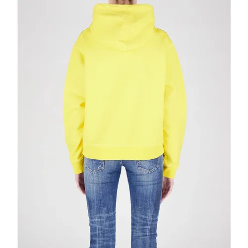 Technicolor Yellow Hoodie - Dsquared2 - Modalova