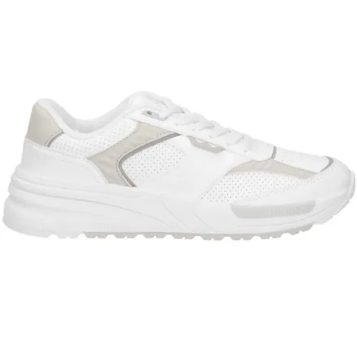 Sneakers Bianche con Inserti a Contrasto - Emporio Armani EA7 - Modalova