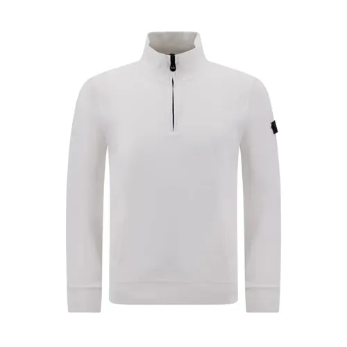 White Half Zip Sweater - Peuterey - Modalova