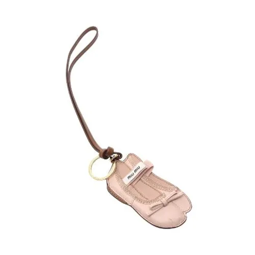 Pre-owned Leather Key-holder - Miu Miu Pre-owned - Modalova