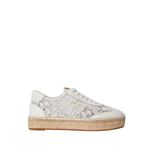 Luize Canvas & Suede Espadrille Sneaker - Ralph Lauren - Modalova