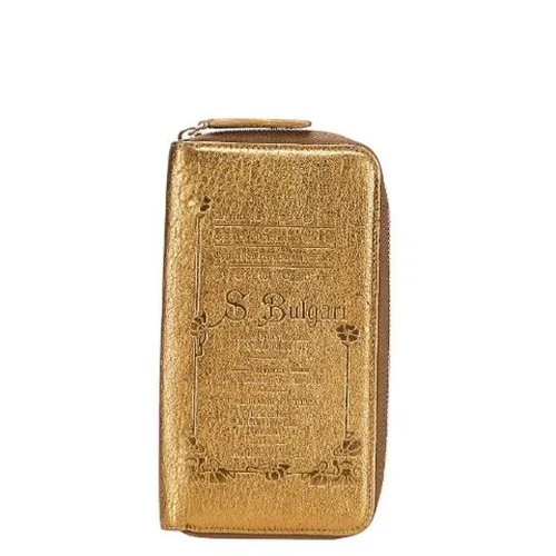 Pre-owned Leather wallets - Bvlgari Vintage - Modalova