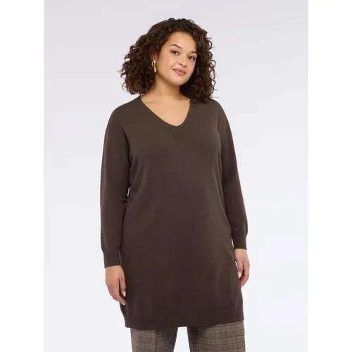 Maglione Lungo Scollo a V - Fiorella Rubino - Modalova