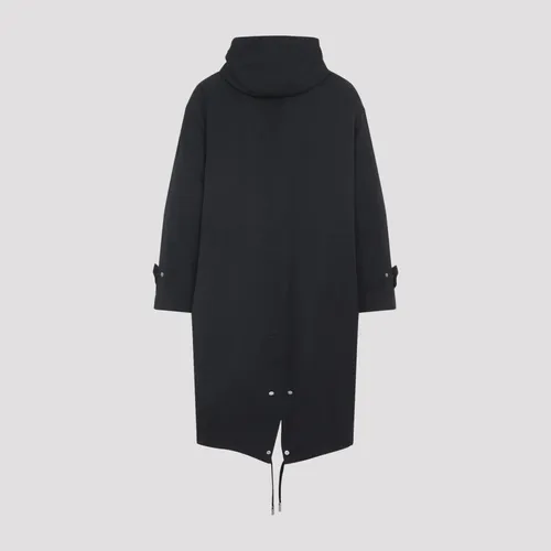 Nylon Sergé Padded Parka Jacket - Ami Paris - Modalova
