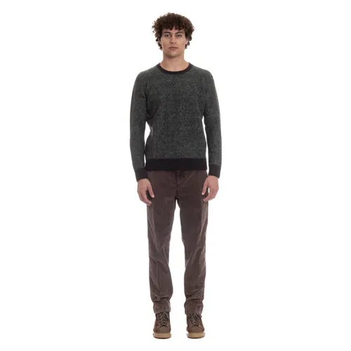 Soft Wool Sweater with Contrast Details - Drumohr - Modalova