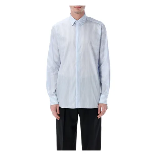 Striped Twill Classic Fit Shirt - Tom Ford - Modalova