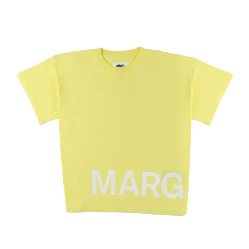 Oversized Logo T-Shirt - MM6 Maison Margiela - Modalova