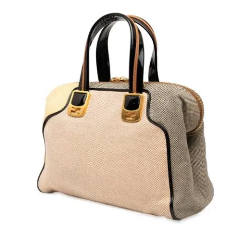 Pre-owned Canvas Handbag - Fendi Vintage - Modalova