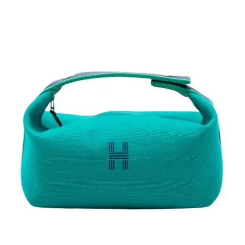 Pre-owned Canvas Pouch - Hermès Vintage - Modalova