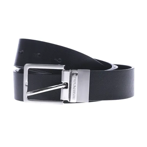 Reversible Leather Belt - Emporio Armani - Modalova