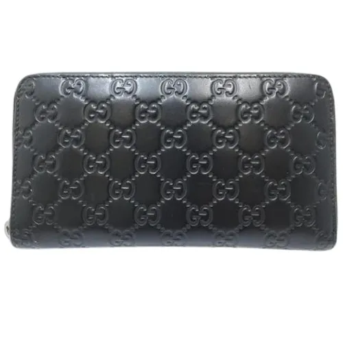 Pre-owned Leather Wallet - Gucci Vintage - Modalova