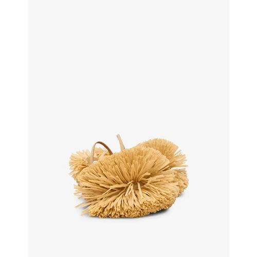 Raffia Sandals - Moschino - Modalova