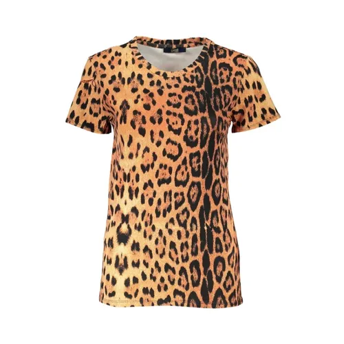 Patterned Short Sleeve T-Shirt - Cavalli Class - Modalova