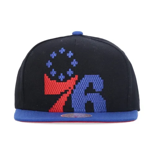 NBA 8 Bit Snapback Cap Black - Mitchell & Ness - Modalova