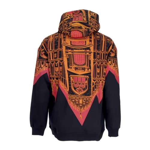 Milano Oversize Hoodie Black/Orange - Dolly Noire - Modalova