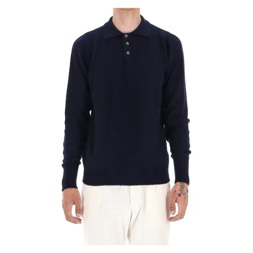Jersey Polo Azul para Capas - Drumohr - Modalova