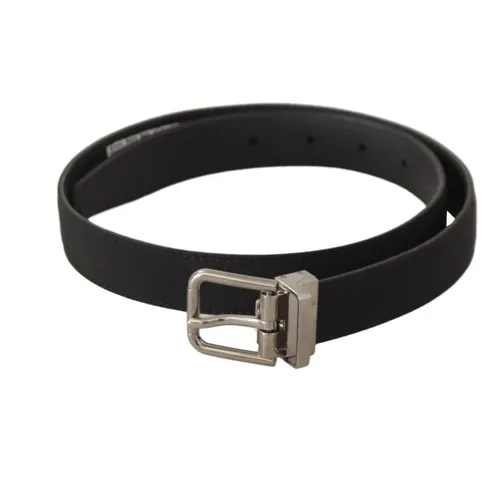 Canvas Belt with Logo - Dolce & Gabbana - Modalova