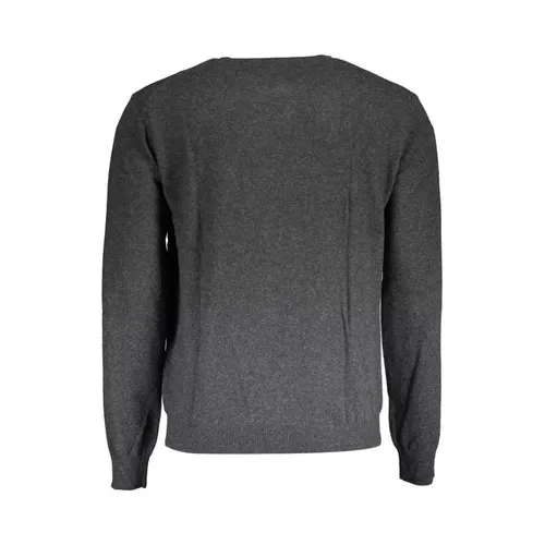 Gray Wool-Blend Sweater - La Martina - Modalova