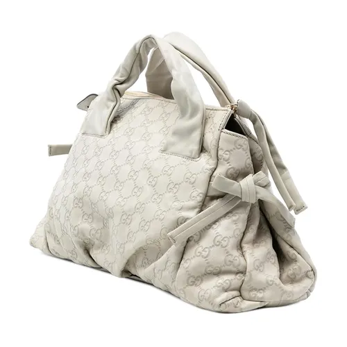 Pre-owned Leather Top Handle Bag - Gucci Vintage - Modalova
