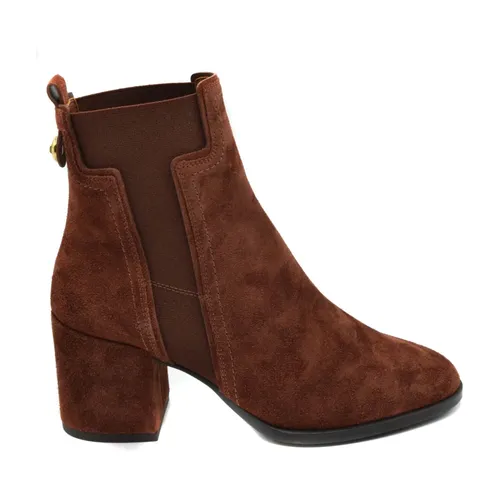 Suede Ankle Bootie - Tod's - Modalova
