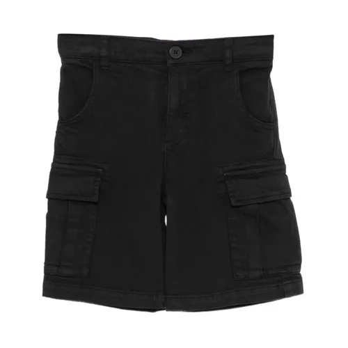 Cargo Shorts with Logo Application - Stella McCartney - Modalova