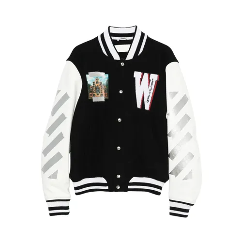 Leather Outerwear Off-white - Off White - Modalova