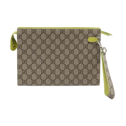 Pre-owned Printed Zip Pouch - Gucci Vintage - Modalova