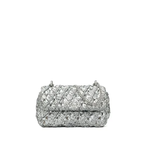 Silver Chain Shoulder Bag Quilted - Tory Burch - Modalova