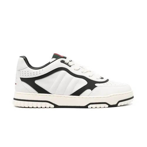 White Black Re-Web Sneakers - Gucci - Modalova