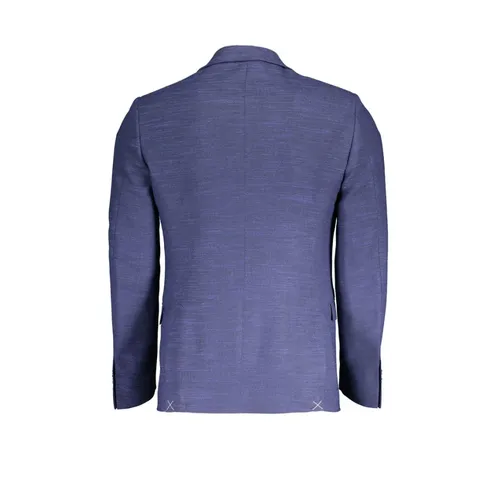 Classic Blue Polyester Jacket with Pockets - Guess - Modalova