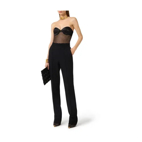 Tulle Bodysuit - Elisabetta Franchi - Modalova