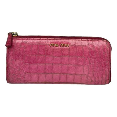 Pre-owned Leather Wallet - Miu Miu Pre-owned - Modalova
