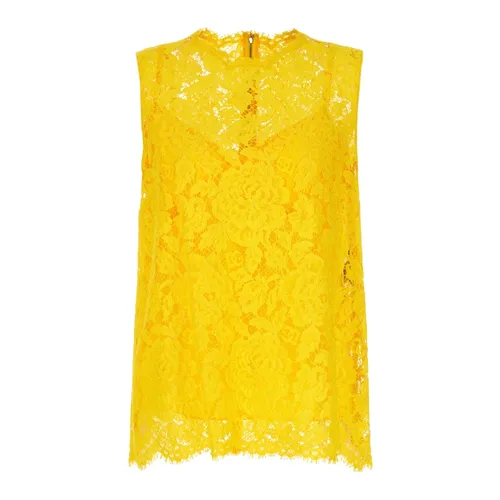 Lace Top - Dolce & Gabbana - Modalova