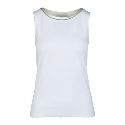Elegante Top de Algodón y Elastano - Fabiana Filippi - Modalova