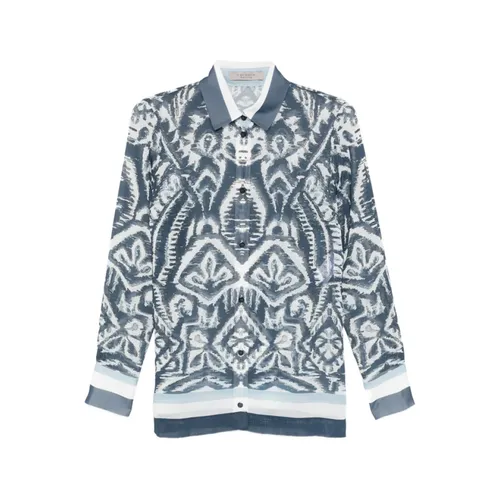 Patterned Collared Shirt - D.Exterior - Modalova