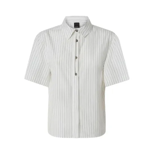 Striped Cotton Shirt - Pinko - Modalova