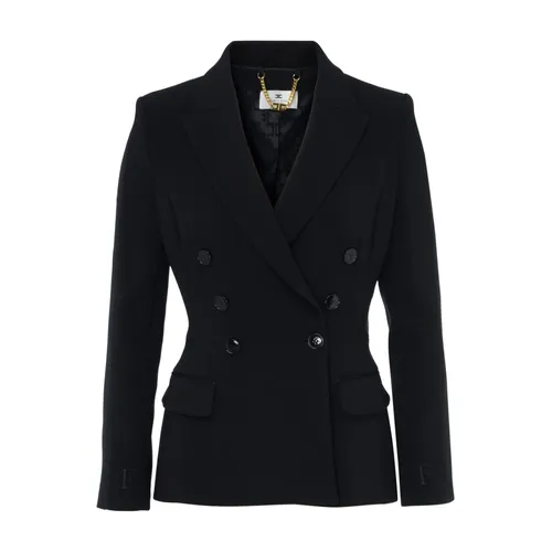 Black Giacca EF Nera Blazer - Elisabetta Franchi - Modalova