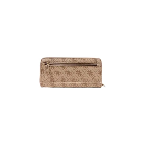 Printed Zip Wallet with Multiple Pockets - Guess - Modalova