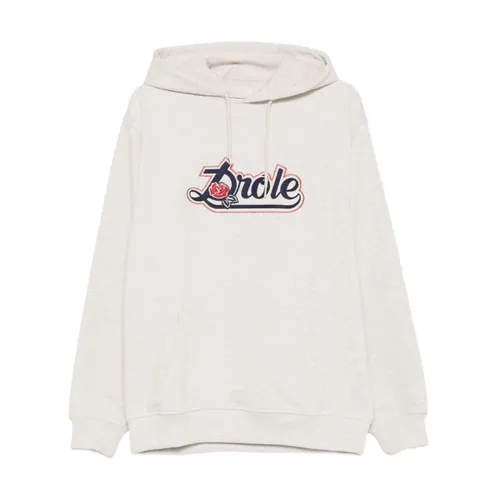 Hoodie With Logo - Drole de Monsieur - Modalova