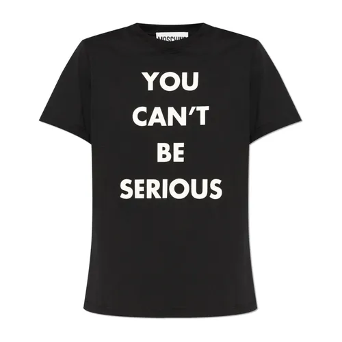 T-shirt with print - Moschino - Modalova